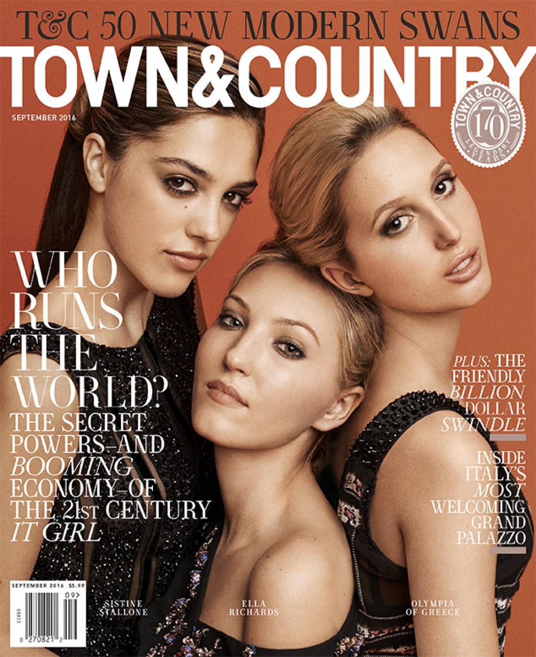 Систин Сталлоне с Эллой Ричардс и Марией-Олимпией в Town & Country