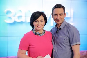 Ведущие Анна Кушнерук и Валерий Ославский
