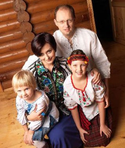 Семейное фото Арсения Яценюка