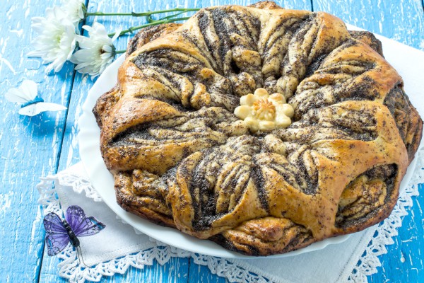 Яблочный пирог с маком
