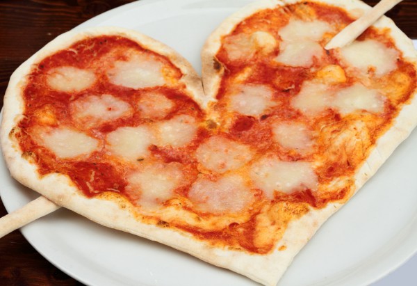 Пицца на День святого Валентина