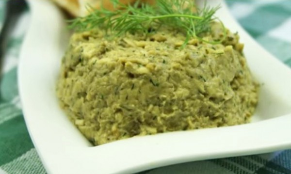 Холодная закуска из баклажанов