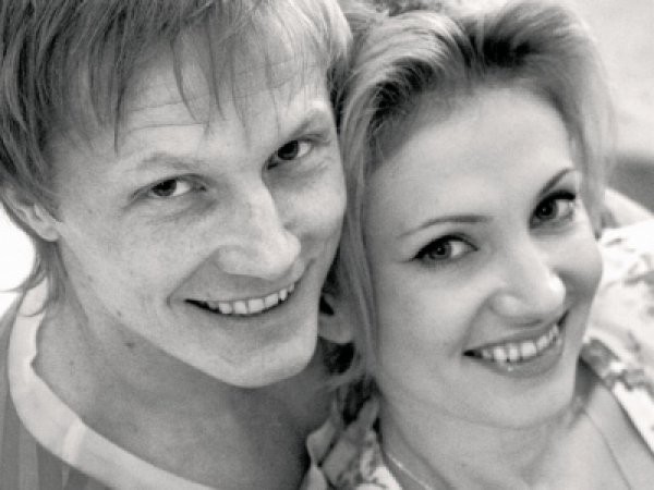 Андрей Гусин с женой
