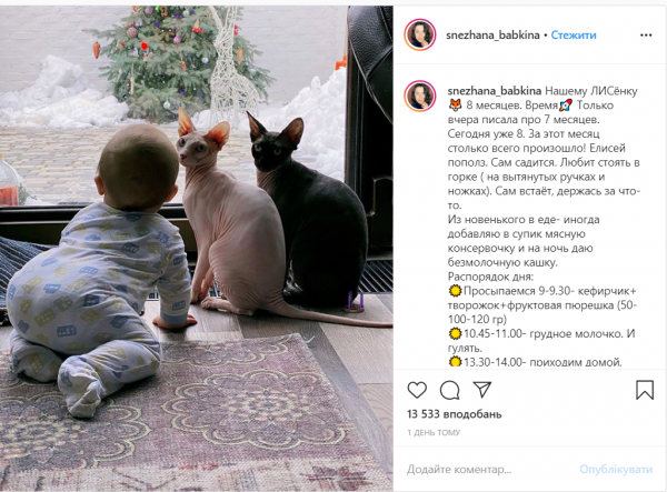 Сын Снежаны и Сергея Бабкиных