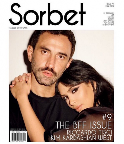 Сладкая парочка: Рикардо Тиши и Ким Кардашян в фотосессии для Sorbet