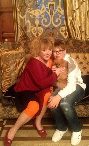 Алла Борисовна на праздновании дня рождения своего младшего внука Денни