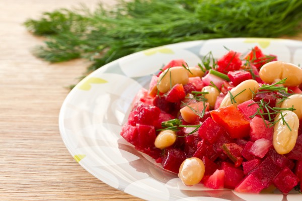 рецепты салатов с яблоками и орехами