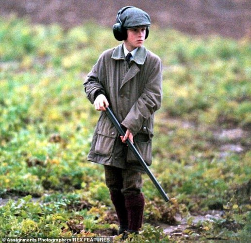 Принц Гарри занимается охотой с 1990 года