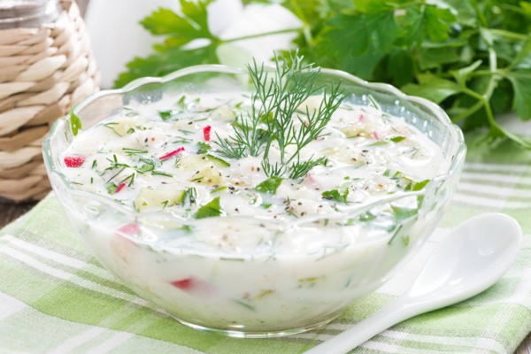 Окрошка на минералке