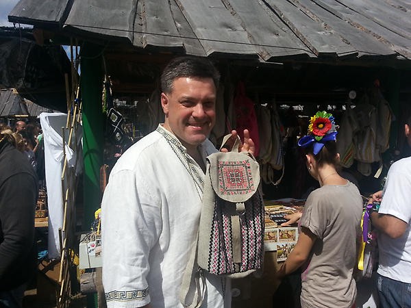 Олег Тягнибок на Сорочинской ярмарке