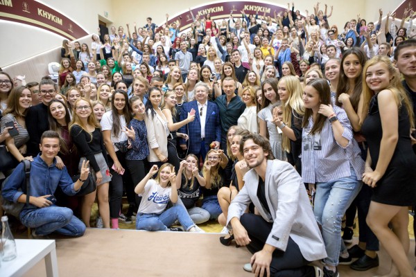Слушатели лекции Олега Винника