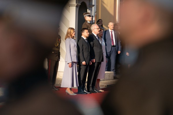 Визит Владимира и Елены Зеленских в Латвию