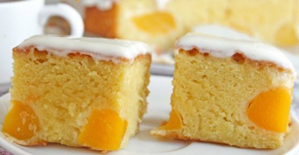 Рецепт 
                Простой персиковый пирог
            