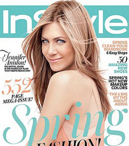 Дженнифер на обложке журнала InStyle