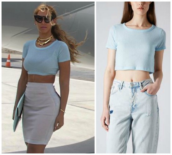 Певица Бейонсе в топе Topshop, $14