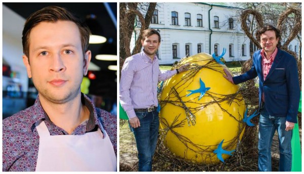 Дмитрий Ступка с отцом Остапом Ступкой