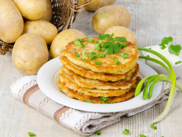Деруны с начинкой