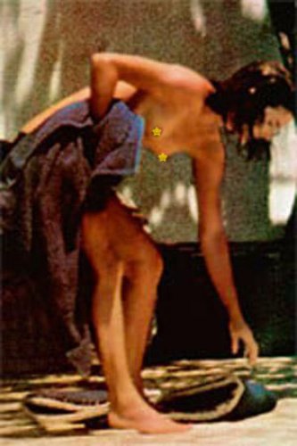 Фото голой cупруги Кеннеди Жаклин Онассис стоило $ 1 200 000. Знаменитый папарацци 70-х Рон Галелла получил круглую сумму за этот снимок. В 1970 году под видом садовника-мексиканца, нацепив сомбреро, усы и спрятав камеру в тачку с дерном, Галелла пробрался на тщательно охраняемый остров - частную собственность Онассис и сделал знаменитой снимок Жаклин топлес.