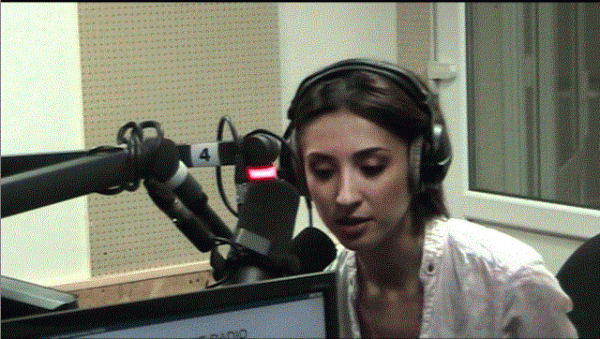 Анна Завальская в гостях у радиоведущих Сергея Галибина и Анны Свиридовой на Нашем радио