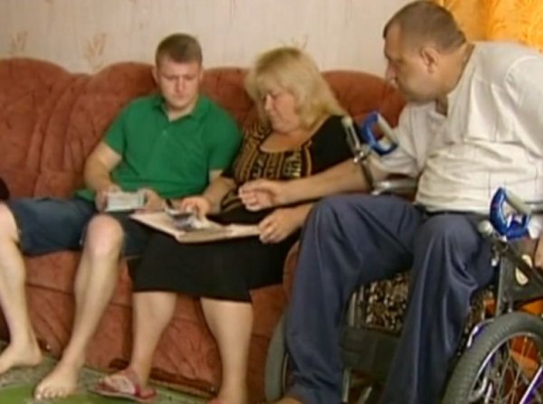 Алексей с родителями