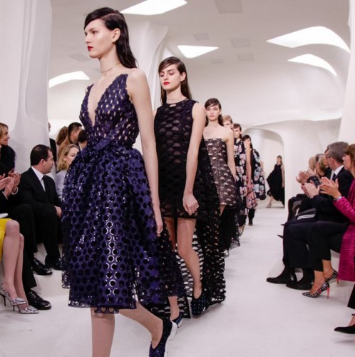 Показ кутюрной коллекции Christian Dior весна-лето 2014