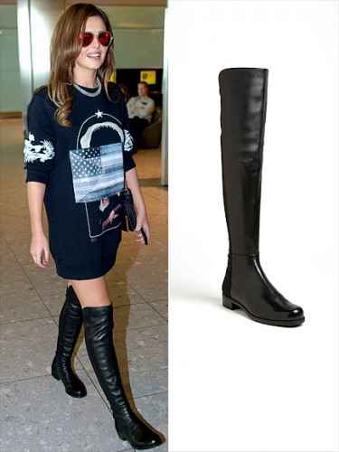 Певица Шерил Коул в сапогах Stuart Weitzman