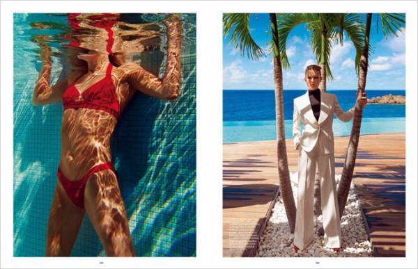 Модель Наташа Поли в журнале Vogue Paris
