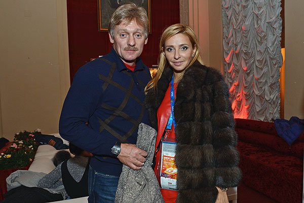 Татьяна Навка с Дмитрием Песковым