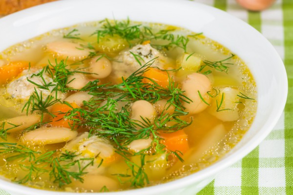 Рецепт 
                Фасолевый суп с фрикадельками
            
