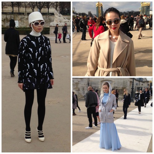 Street stylе на Неделе моды в Париже