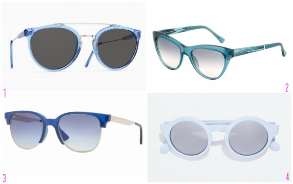 1) SUPER Giaguaro Lazuli, 2950 грн. 2) Police, 1383,20 грн. 3) Vogue, 959 грн. 4) Zara, 199 грн.