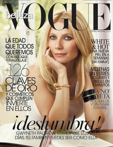 Гвинет Пэлтроу - на обложке журнала Vogue Испания