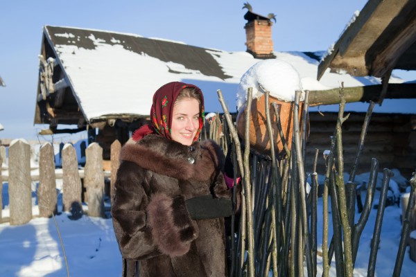 На Масленицу молодые люди высматривали себе невест