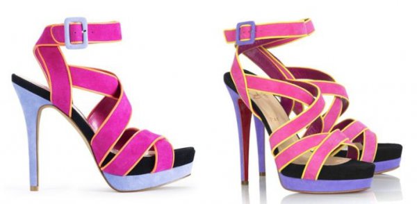 Слева направо: модель Evangel от Джессики Симпсон, модель Statarata от Christian Louboutin