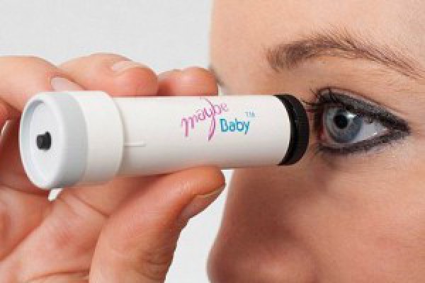 Тест Maybe Baby компактный, размером с губную помаду, и работает на батарейках