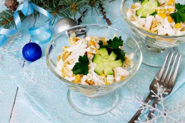 Салаты с пекинской капустой и ананасами рецепты простые и вкусные 66