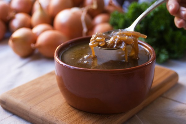 Рецепт 
                Луковый суп с грибами
            