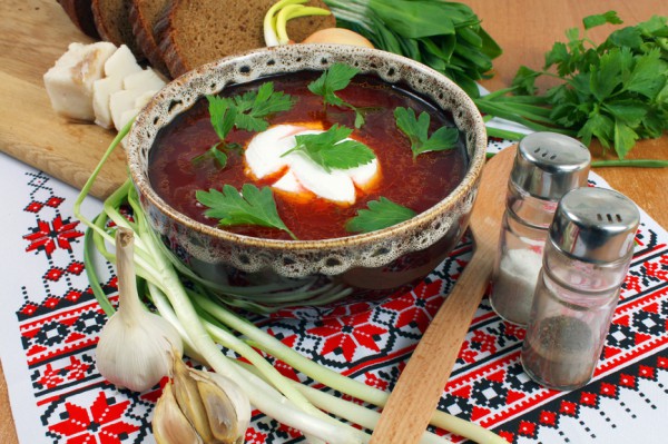 Рецепт 
                Украинский борщ с мясом
            
