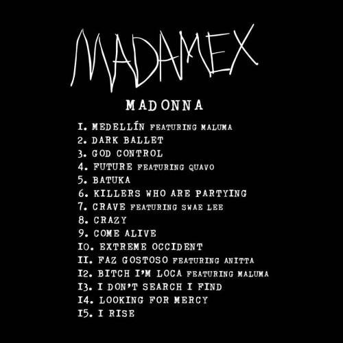 Треклист нового альбома Мадонны “Madame X“