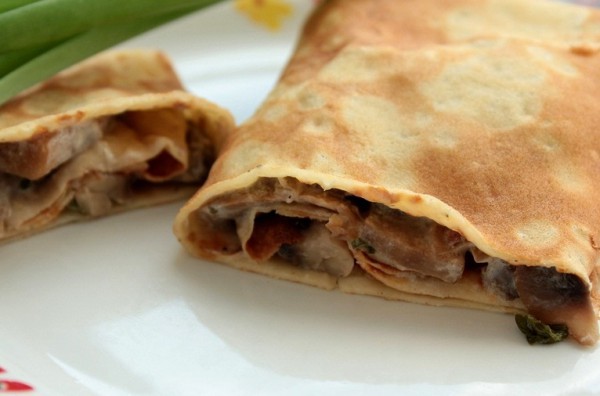 Блины с несладкой начинкой