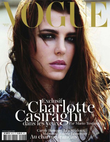 Шарлотта Казираги украсила обложку французского Vogue в 2011 году