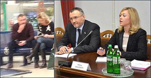 Слева на фото – Ренат с супругой, справа – с Еленой Сигидин