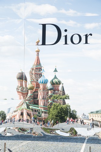 Показ Christian Dior на Красной площади