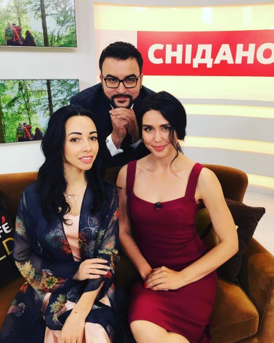 Катерина Кухар в гостях у Сніданку з 1+1