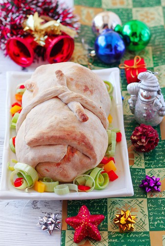 Рецепт 
                Курица в тесте на Новый год
            