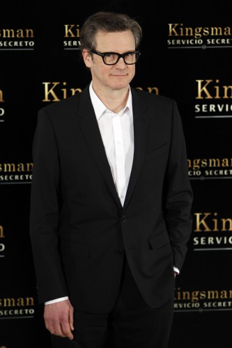 Колин Ферт на премьере фильма Kingsman: Секретная служба в Испании