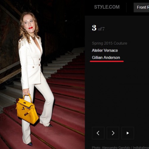 Ксения Собчак на показе Versace