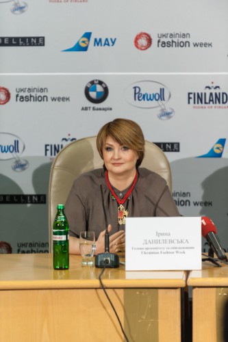 Организатор и глава оргкомитета Ukrainian Fashion Week Ирина Данилевская