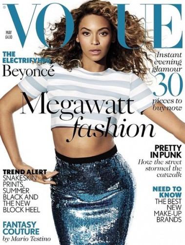 Бейонсе на обложке британского Vogue, май 2013