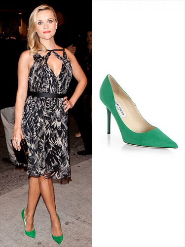 Актриса Риз Уизерспун в туфлях Jimmy Choo
